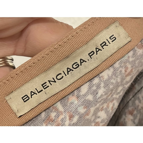 BALENCIAGA PARIS Splatter Print Mini Cocktail Dress - Picture 6 of 8